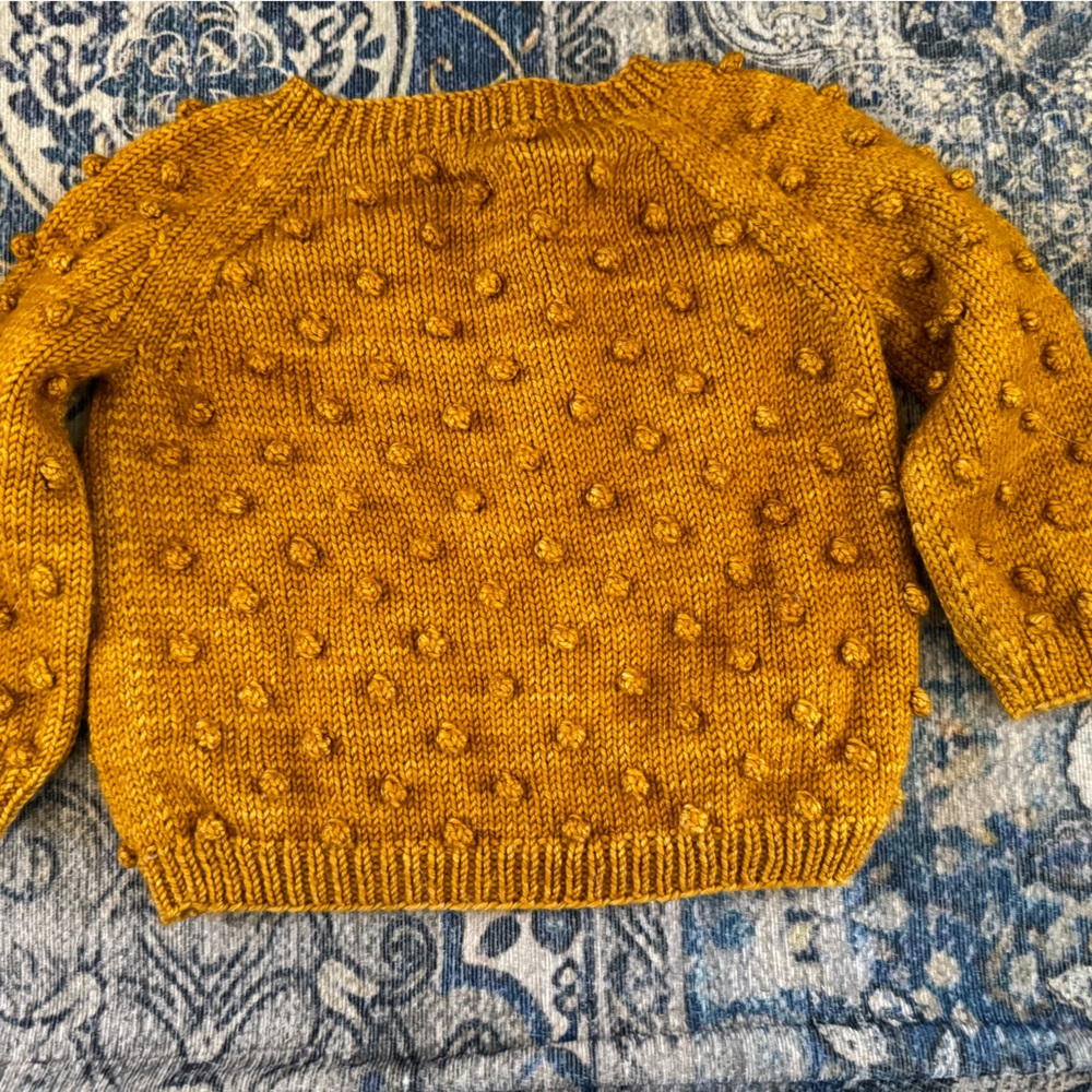 Marigold misha and puff sweater 12-18m EUC